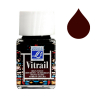 Lefranc Bourgeois Vitrail 102 deep drown glass & porcelain paint (50ml)