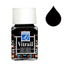 Lefranc Bourgeois Vitrail 267 covering black glass & porcelain paint (50 ml)