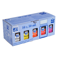 Lefranc Bourgeois Vitrail glass and porcelain paint set, 50ml (10-pack) 409991