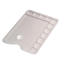 Lefranc Bourgeois rectangular plastic palette 350001 405133