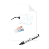 Clear board foil 60 x 80cm | Legamaster Magic-Chart | 25 sheets 262003 - 1