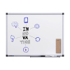 Whiteboard 60 x 45cm magnetic lacquered steel | Legamaster Unite 262058 - 3