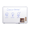 Whiteboard 90 x 60cm magnetic enamel | Legamaster Premium Plus 262036 - 3