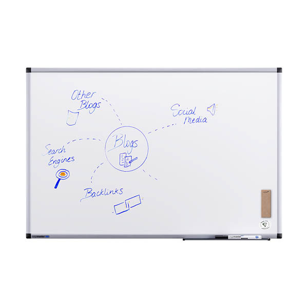 Whiteboard 90 x 60cm magnetic enamel | Legamaster Unite Plus 262049 - 3
