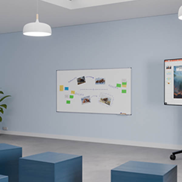 Whiteboard 90 x 60cm magnetic enamel | Legamaster Unite Plus 262049 - 4