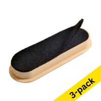 Legamaster Wooden magnetic whiteboard eraser refill (3 x 10-pack)