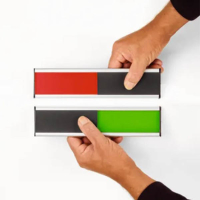 Legamaster green/red sliding board, 25cm x 6cm 291419