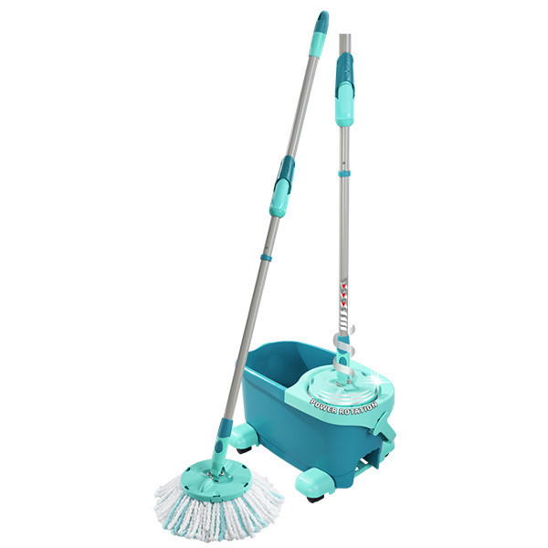 Leifheit Clean Twist Disc mop set on wheels  SLE00105 - 1