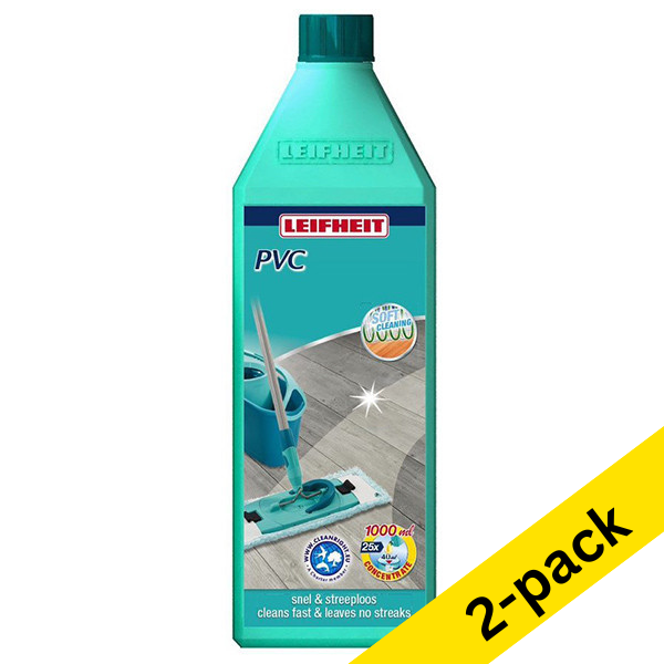 Leifheit PVC floor cleaner, 1 litre (2-pack) SLE00585 - 1