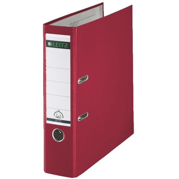 Leitz 1010 red A4 plastic lever arch file binder, 80mm 10105025 202914 - 1