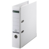 Leitz 1010 white A4 plastic lever arch file binder, 80mm