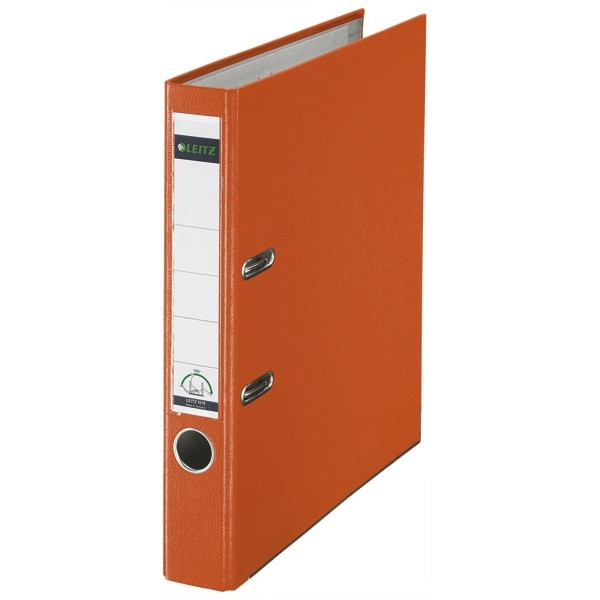 Leitz 1015 orange A4 plastic lever arch file binder, 50mm 10155045 202936 - 1