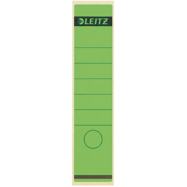 Leitz 1640 green self-adhesive spine labels, 61mm x 285mm (10-pack) 16400055 211036 - 1