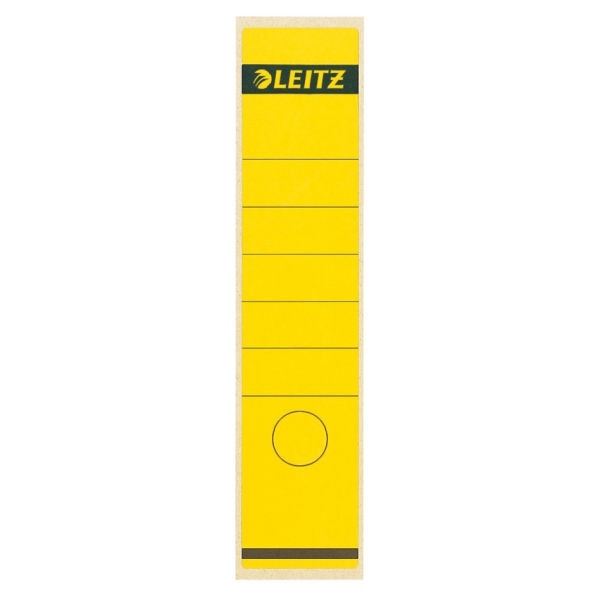 Leitz 1640 yellow self-adhesive spine labels, 61mm x 285mm (10-pack) 16400015 211030 - 1