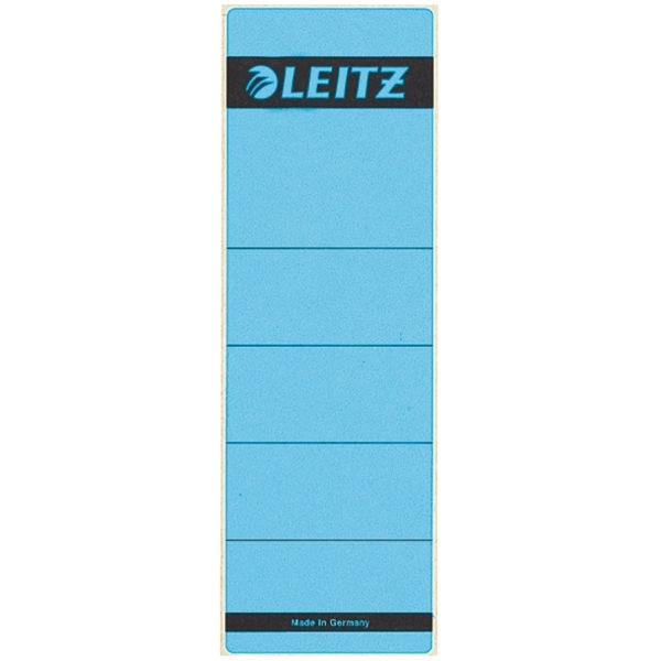 Leitz 1642 blue self-adhesive spine labels, 61mm x 191mm (10-pack) 16420035 211022 - 1