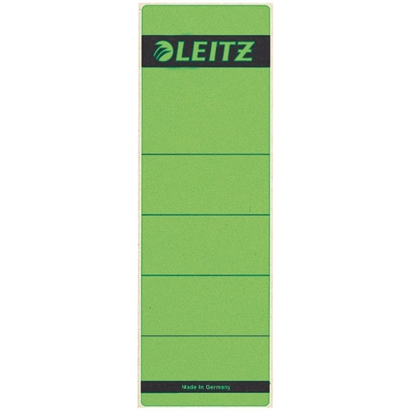 Leitz 1642 green self-adhesive spine labels, 61mm x 191mm (10-pack) 16420055 211024 - 1