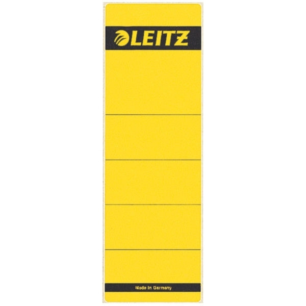 Leitz 1642 yellow self-adhesive spine labels, 61mm x 191mm (10-pack) 16420015 211018 - 1