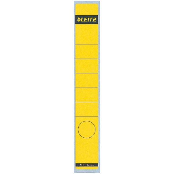 Leitz 1648 yellow self-adhesive spine labels, 39mm x 285mm (10-pack) 16480015 211050 - 1