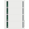 Leitz 1685 white adhesive printable spine labels wide and short, 61mm x 192mm (100-pack) 211062 - 1