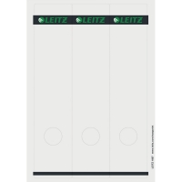 Leitz 1687 white adhesive printable spine labels wide and long, 61mm x 285mm (75-pack) 16870085 211066