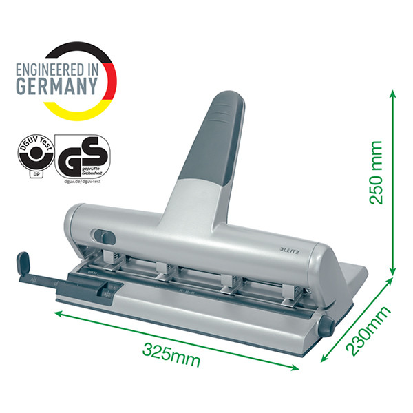 2-4 hole punch 6mm (30 sheets) | black | Leitz 5114 AKTO Heavy Duty 211398 - 3