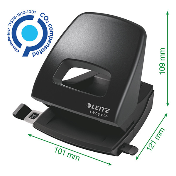 2-hole punch 5.5mm (30 sheets) | Leitz Recycle 226497 - 4
