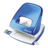 2-hole punch 5.5mm (30 sheets) | metallic blue | Leitz 211794 - 1
