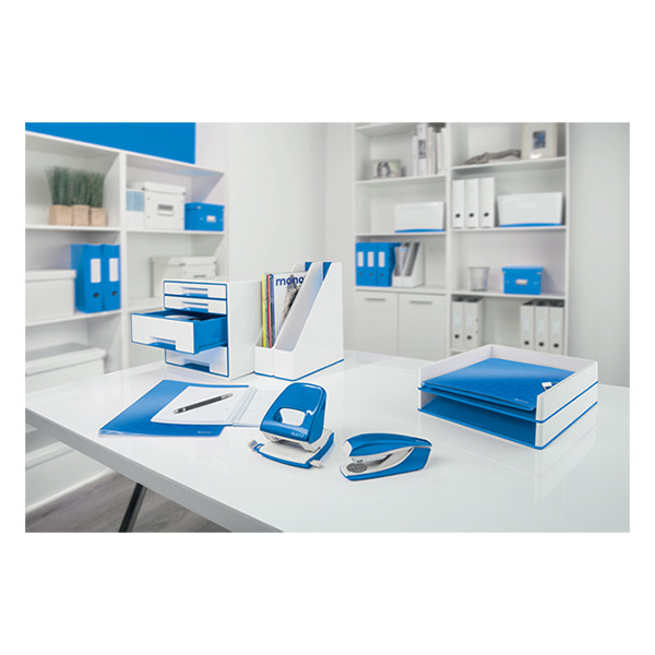 2-hole punch 5.5mm (30 sheets) | metallic blue | Leitz 211794 - 6