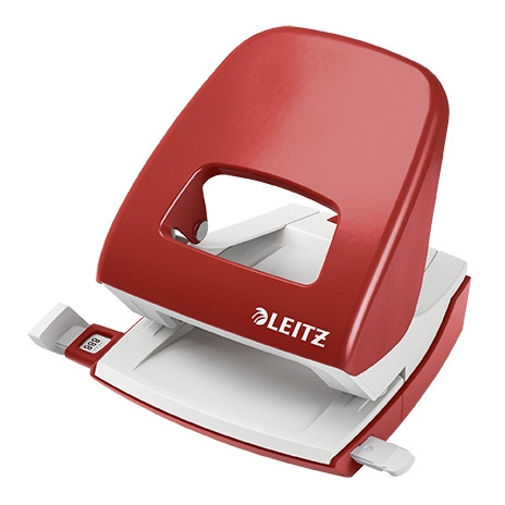 2-hole punch 5.5mm (30 sheets) | red | Leitz NeXXt 211386 - 1