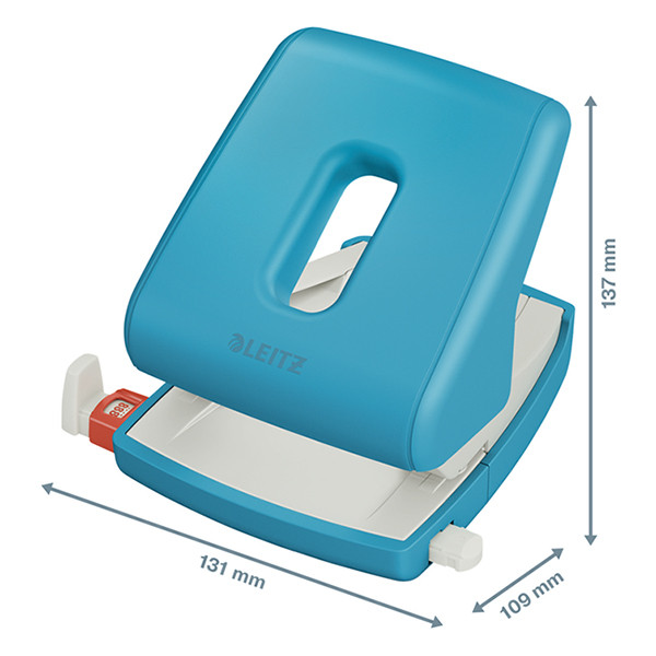 2-hole punch 5.5mm (30 sheets) | serene blue | Leitz Cosy 226458 - 3