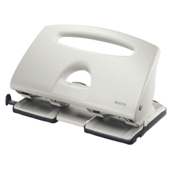 Leitz 5132 grey 4-hole punch, 4mm (40-sheets) 51320085 202764 - 1