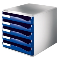 Leitz 5280 blue, 5 drawers 52800035 211208