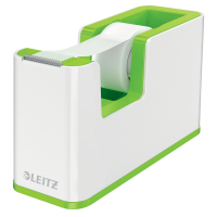 Leitz 5364 WOW white/green adhesive tape holder 53641054 226274