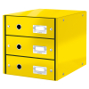 Leitz 6048 WOW drawer unit yellow (3 drawers) 60480016 226163 - 1