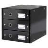 Leitz 6048 black, 3 drawers
