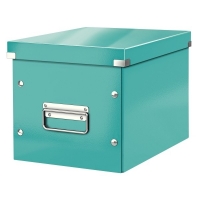 Leitz 6109 ice blue medium cube storage box 61090051 226079