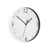 Leitz 9015 white plastic wall clock with white dial , 290mm 90150001 226305