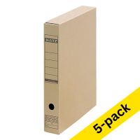 A3 archive box with locking strip 70 x 325 x 437mm | Leitz | 5-pack 203858