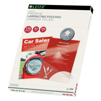 A3 laminating pouch 175 micron | glossy | Leitz iLAM 100-pack 211108