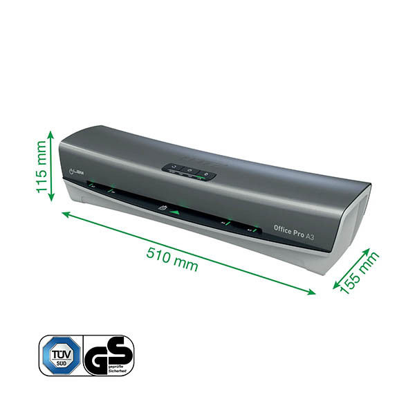 A3 laminator | Leitz iLam Office Pro silver 226104 - 4