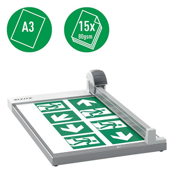 A3 rotary trimmer (15 sheets) | Leitz Precision Office 226587 - 2
