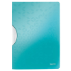 A4 Clip folder (30-page) | Leitz WOW metallic ice blue 211904 - 1