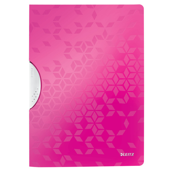 A4 Clip folder (30-page) | Leitz WOW metallic pink 211901 - 1