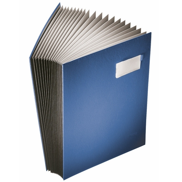 A4 blotting book with 20 compartments | Leitz blue 202868 - 1