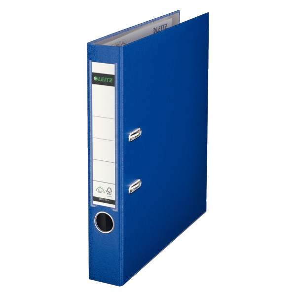 Leitz A4 file binder | Leitz 1015 plastic | dark blue 50mm 10155068 211822 - 1
