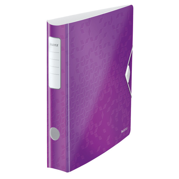 Leitz A4 file binder | Leitz 1107 Active WOW | metallic purple 50mm 11070062 211852 - 1