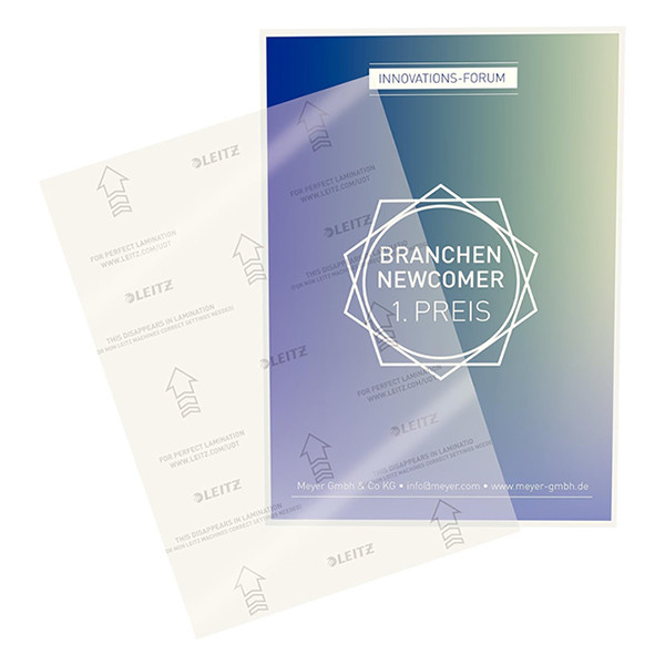A4 laminating pouch 80 micron | glossy | Leitz iLAM | 100-pack 211086 - 3