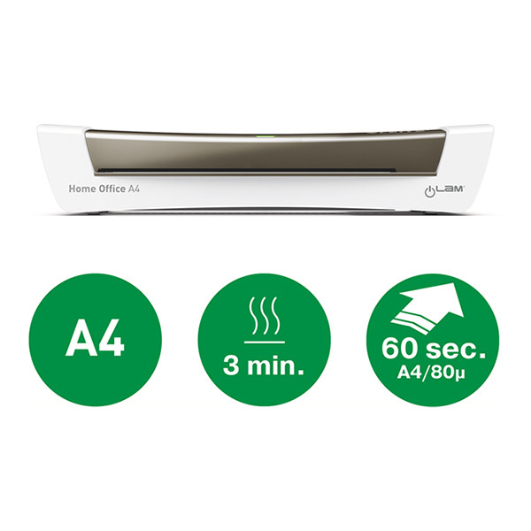 Leitz A4 laminator | Leitz iLam Home Office Grey 73680089 226024 - 3