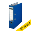 A4 lever arch file | Leitz 1010 plastic | dark blue 80mm (10-pack) 280067 - 1