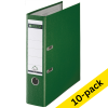 A4 lever arch file | Leitz 1010 plastic | green 80mm | 10-pack 280069 - 1